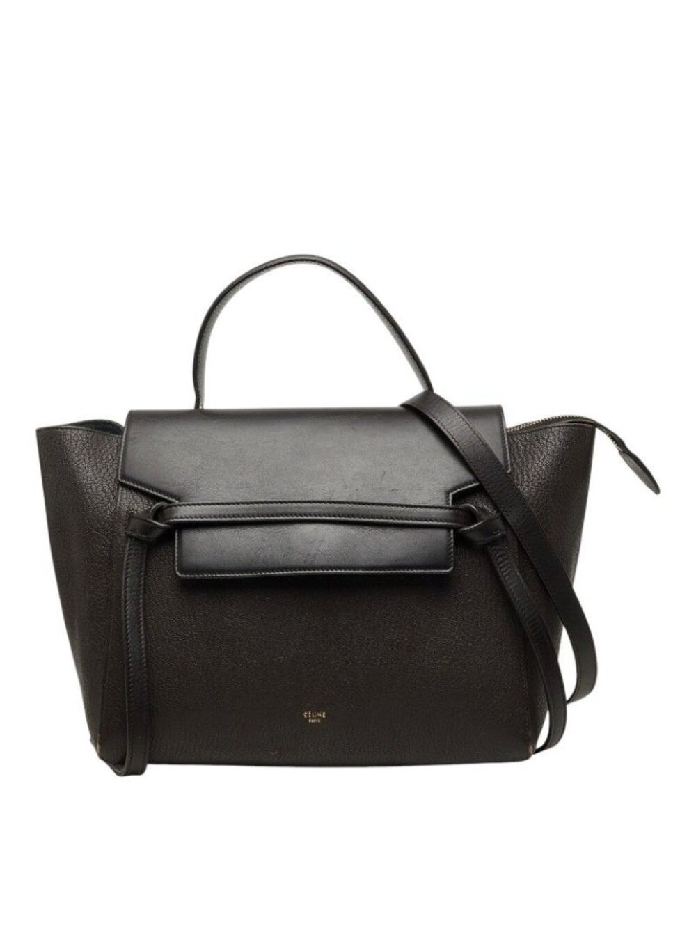 Celine Belt Bag Mini 2-Way Dark Brown Leather